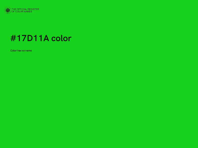 #17D11A color image