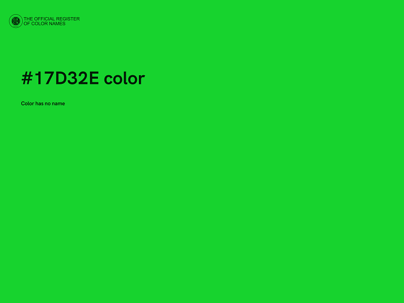 #17D32E color image