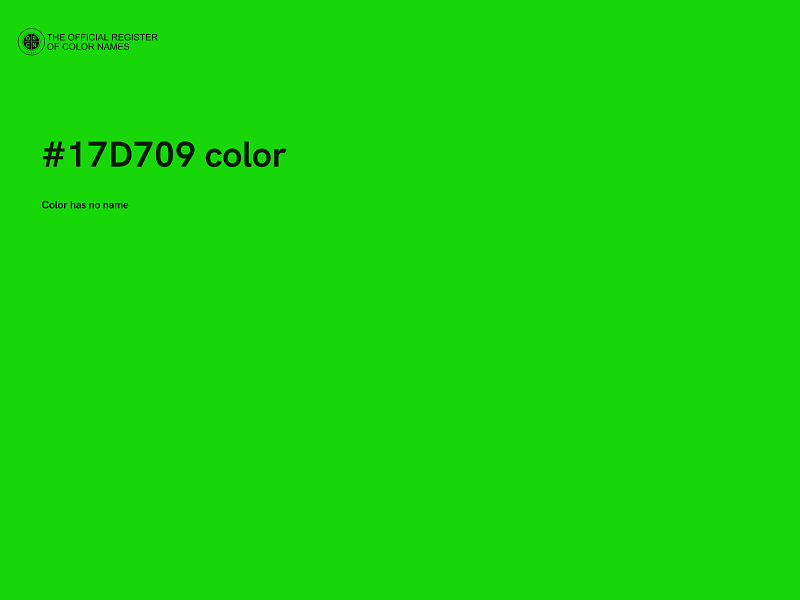 #17D709 color image