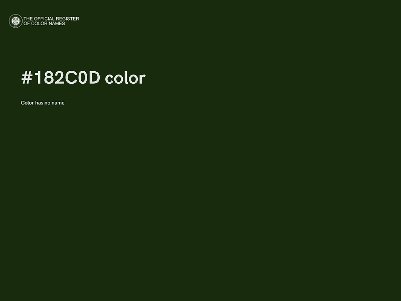 #182C0D color image