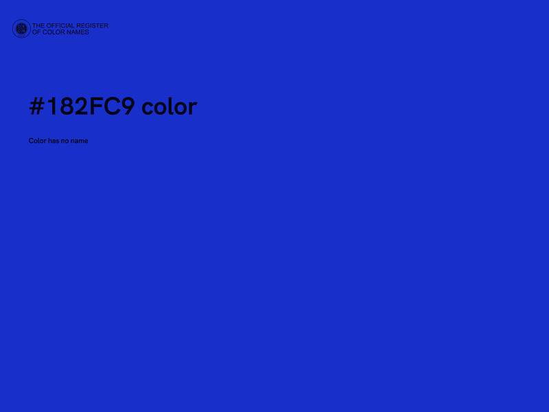 #182FC9 color image