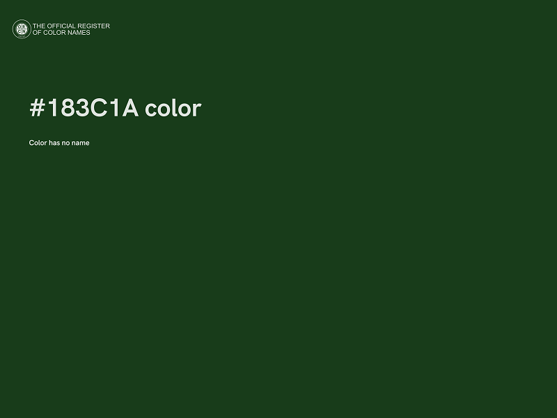 #183C1A color image