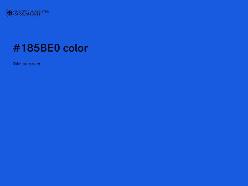 #185BE0 color image