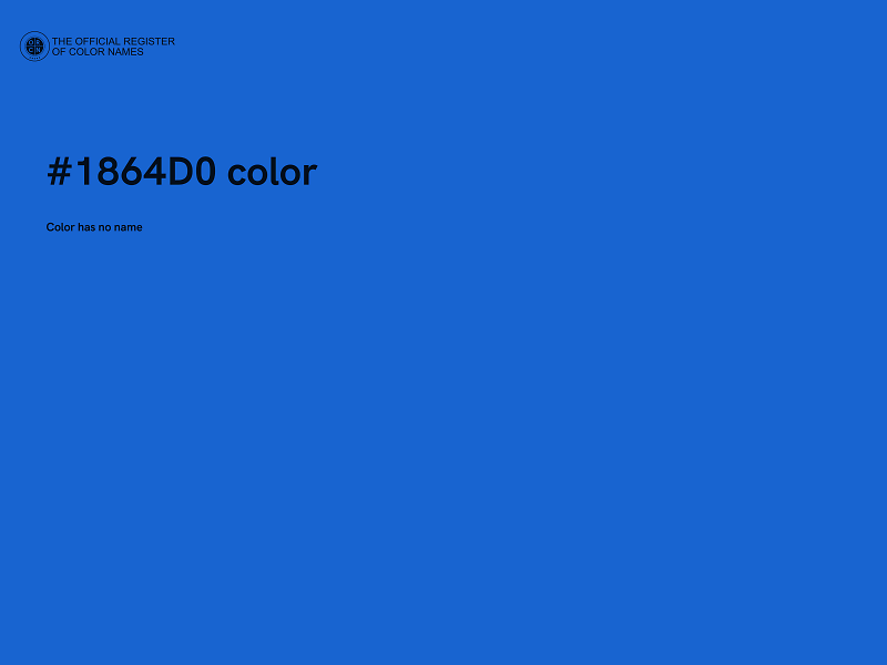 #1864D0 color image