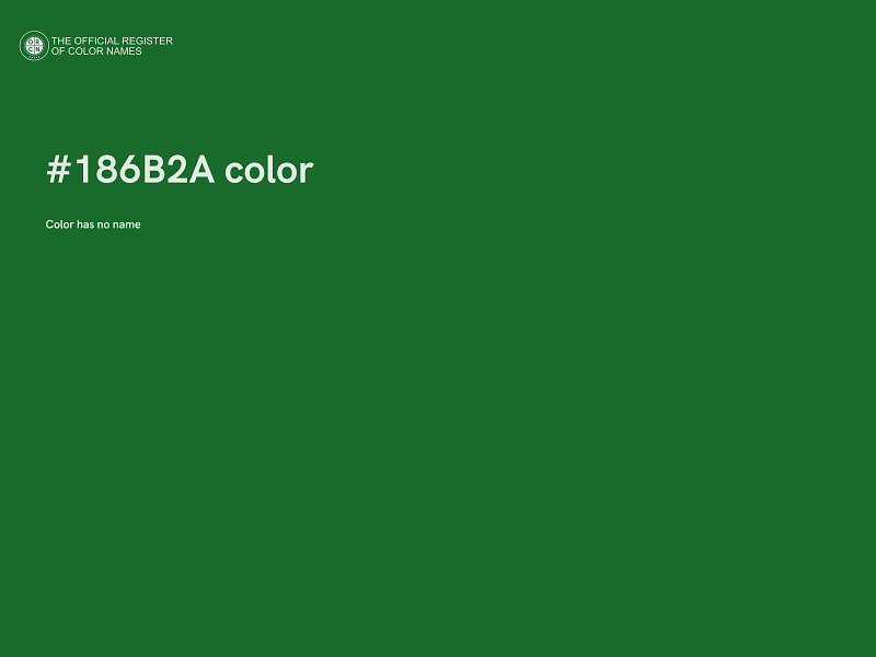 #186B2A color image