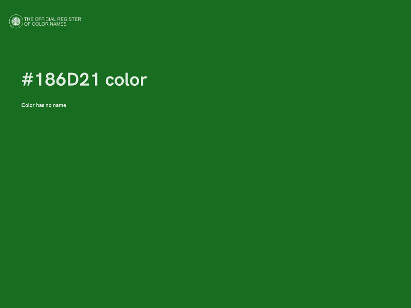 #186D21 color image