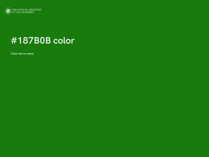 #187B0B color image