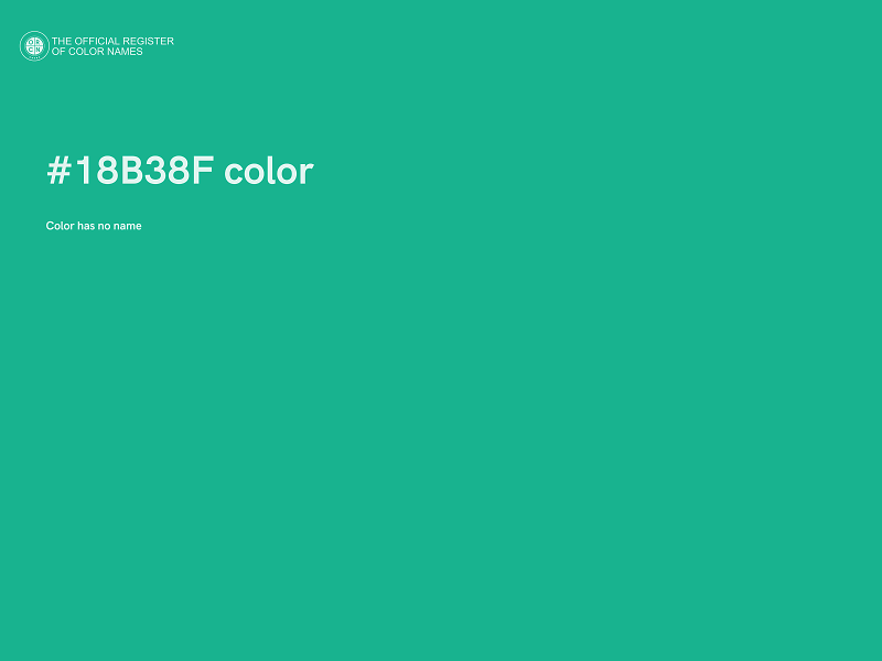 #18B38F color image