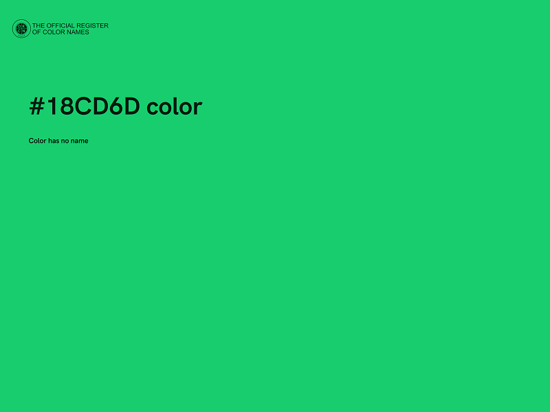 #18CD6D color image