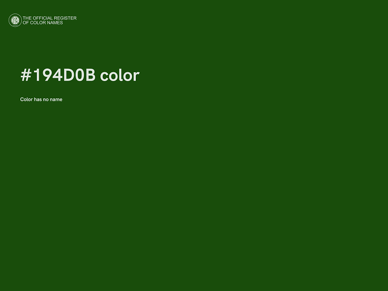 #194D0B color image