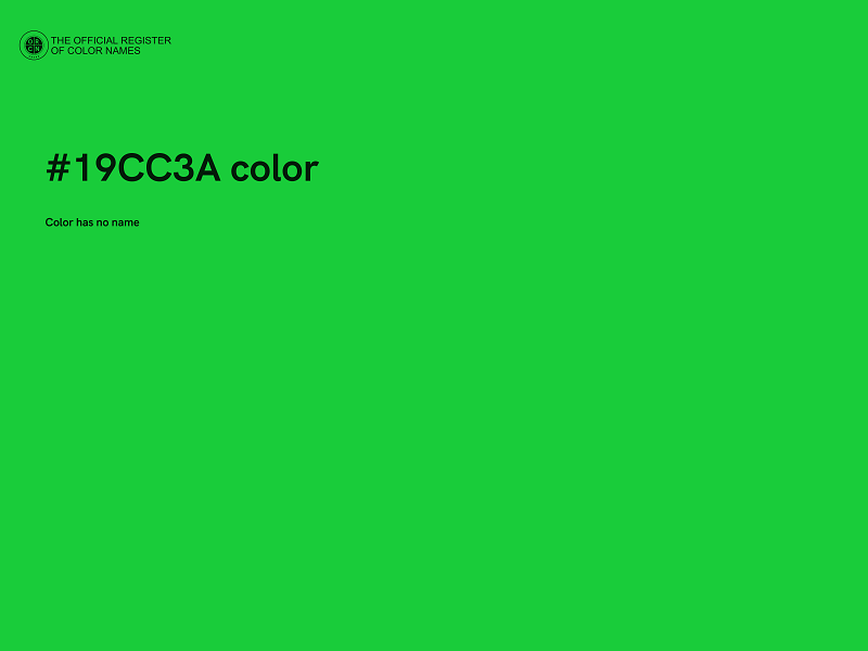 #19CC3A color image