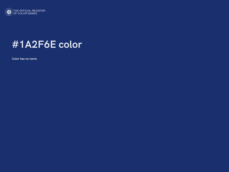 #1A2F6E color image