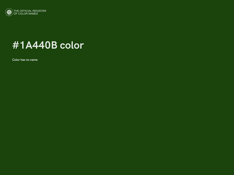 #1A440B color image