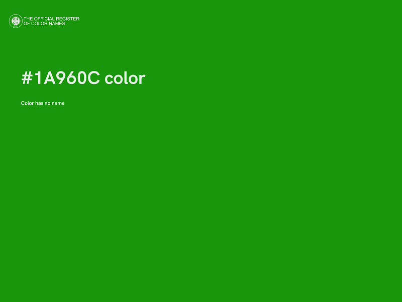 #1A960C color image