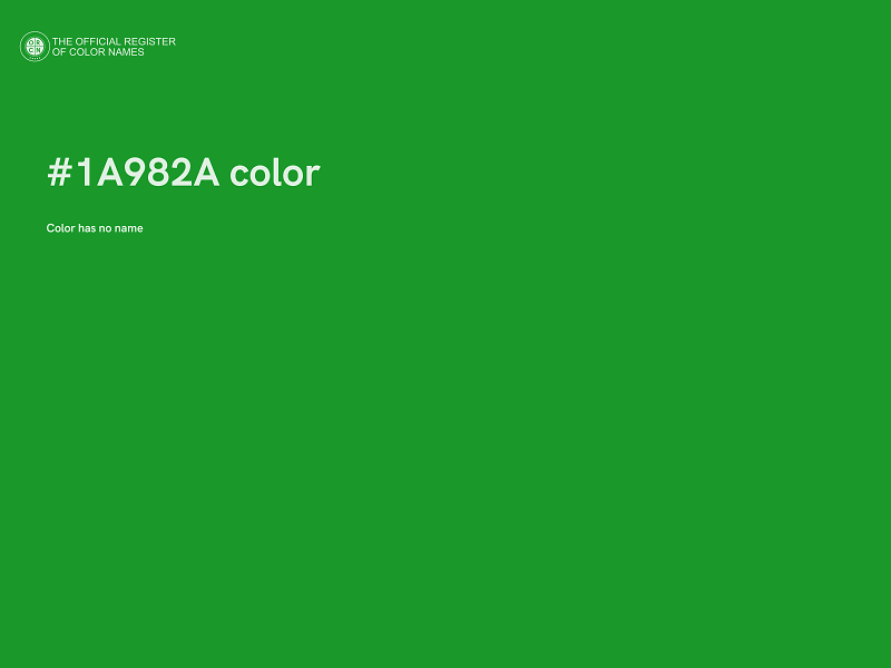 #1A982A color image