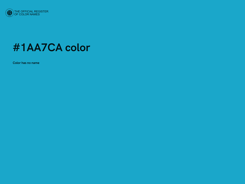 #1AA7CA color image