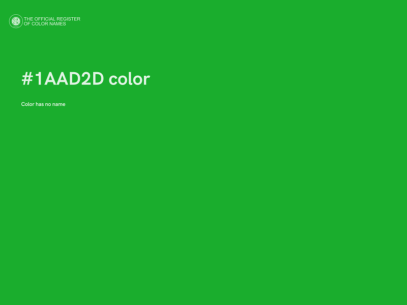 #1AAD2D color image