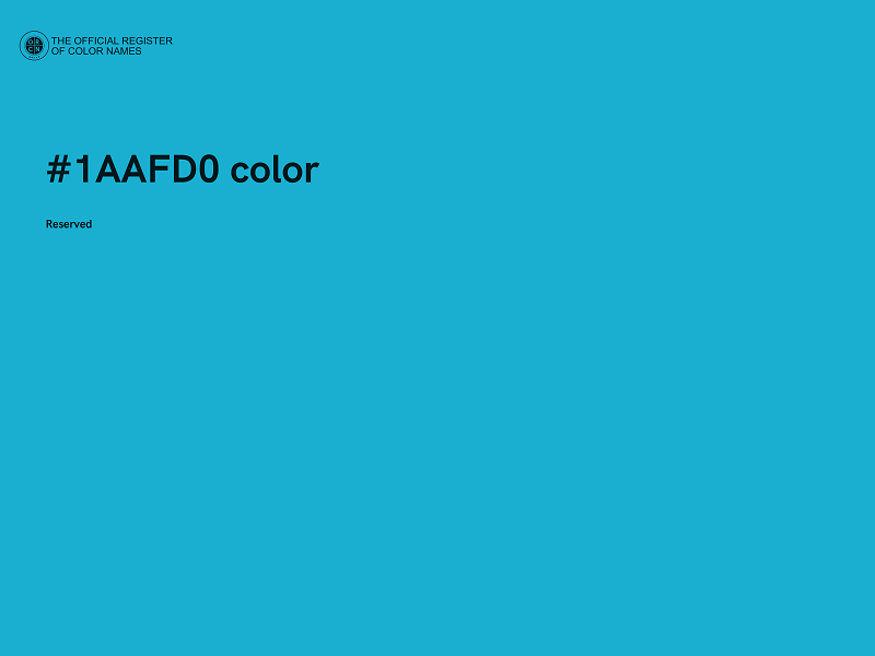 #1AAFD0 color image