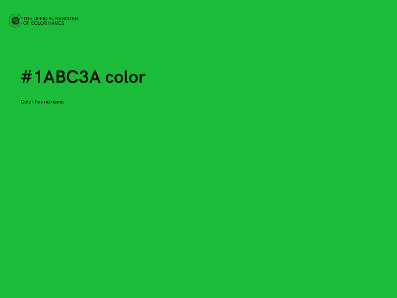 #1ABC3A color image