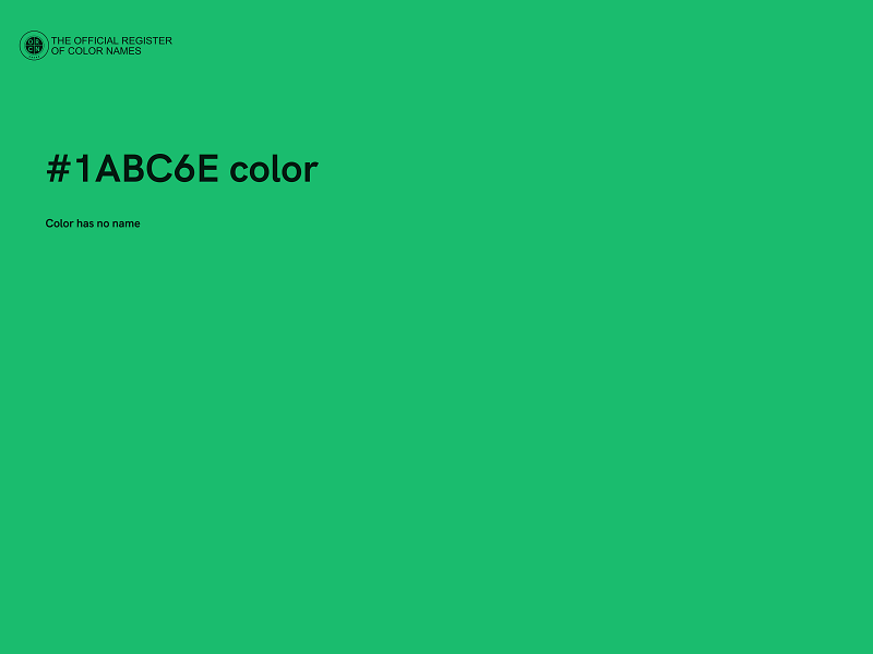 #1ABC6E color image