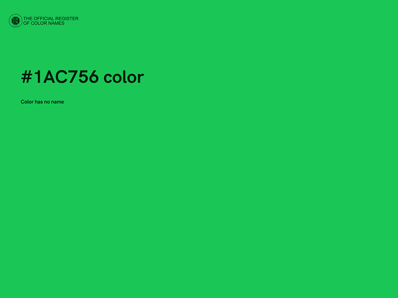 #1AC756 color image