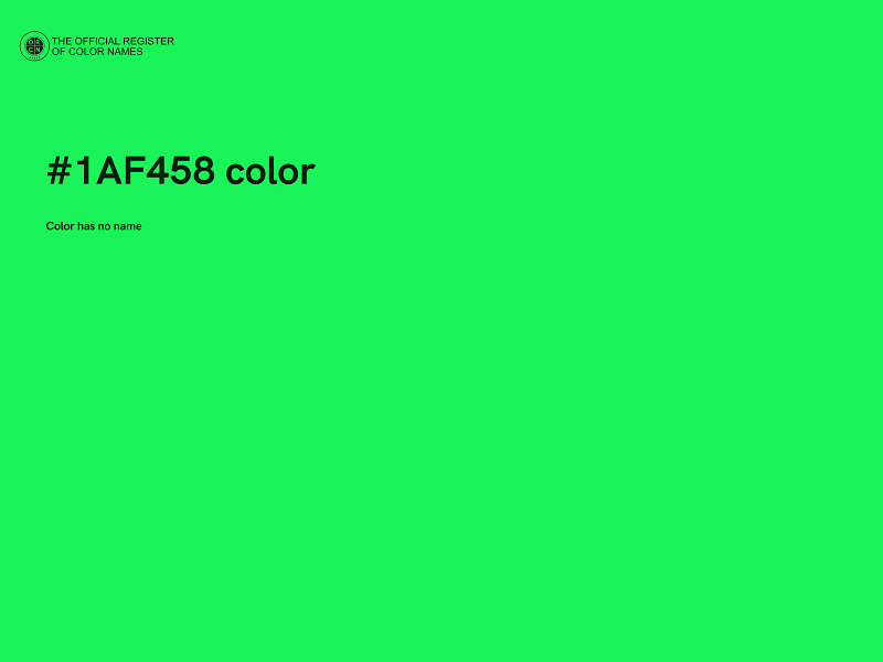 #1AF458 color image