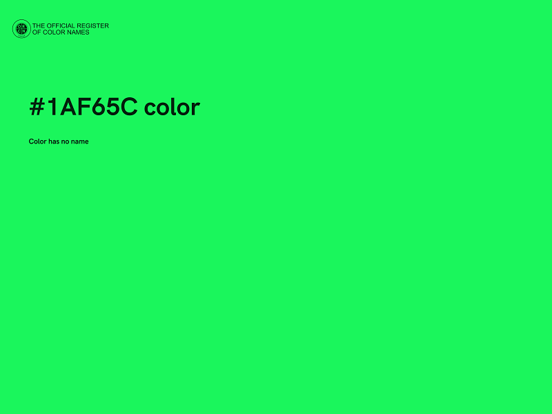 #1AF65C color image