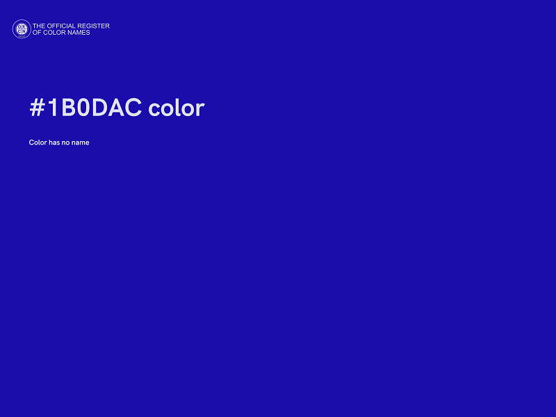 #1B0DAC color image