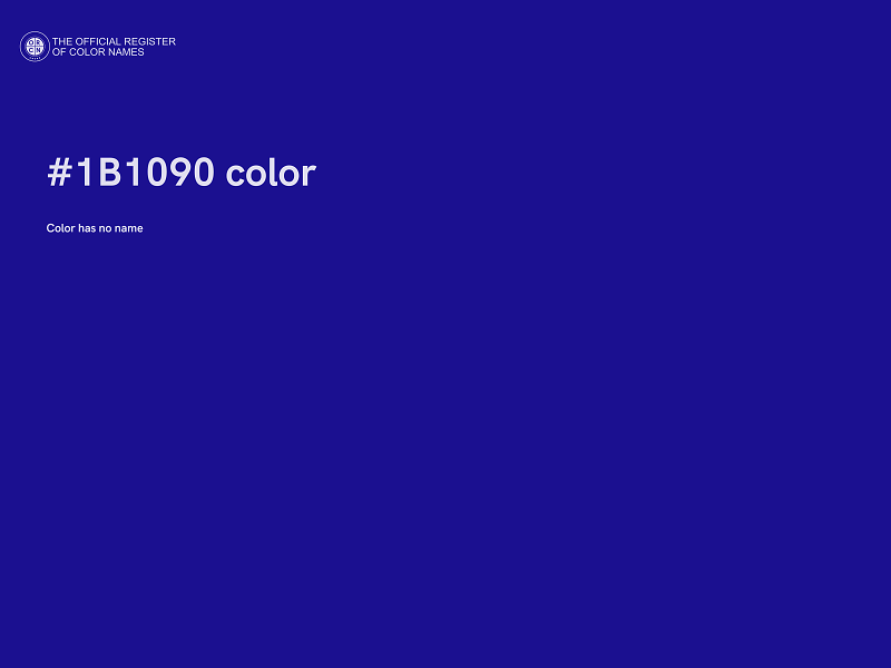 #1B1090 color image