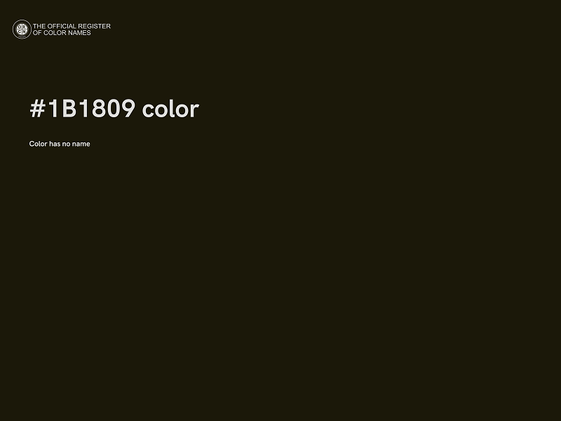 #1B1809 color image