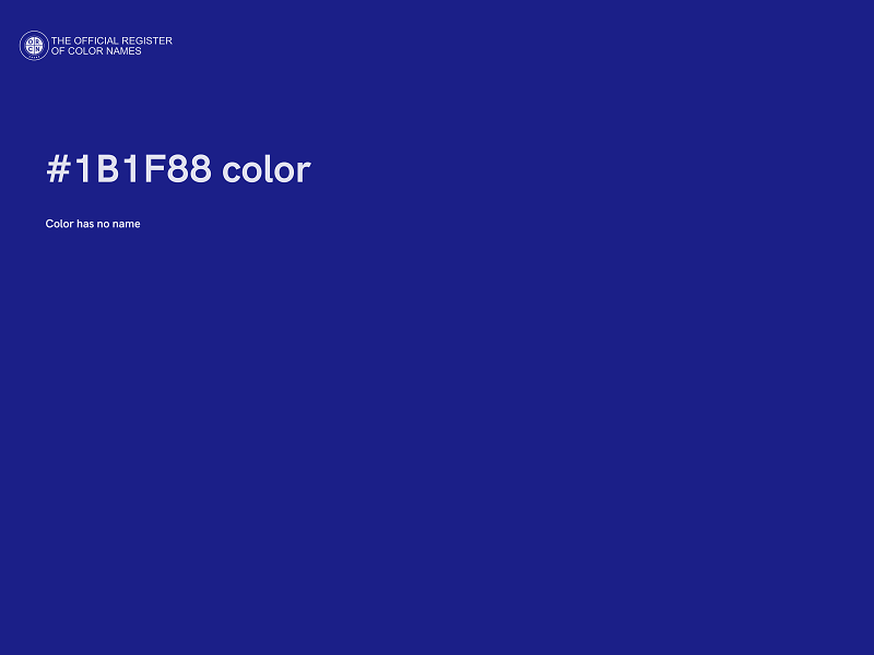 #1B1F88 color image