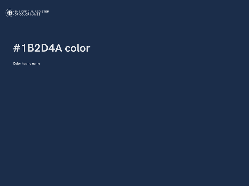 #1B2D4A color image