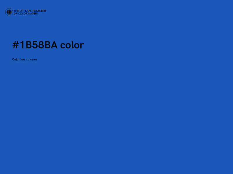 #1B58BA color image