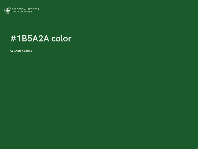 #1B5A2A color image