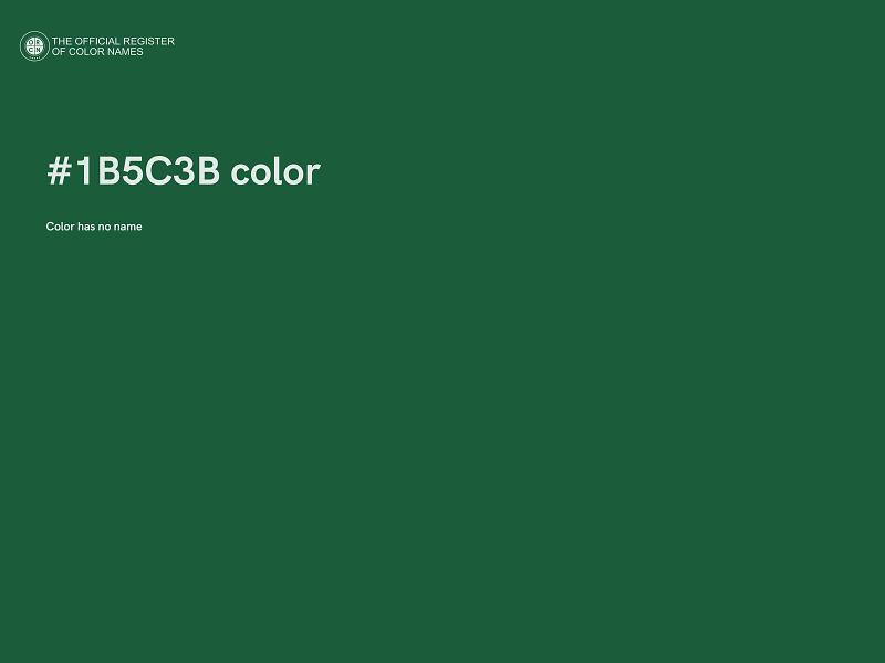 #1B5C3B color image