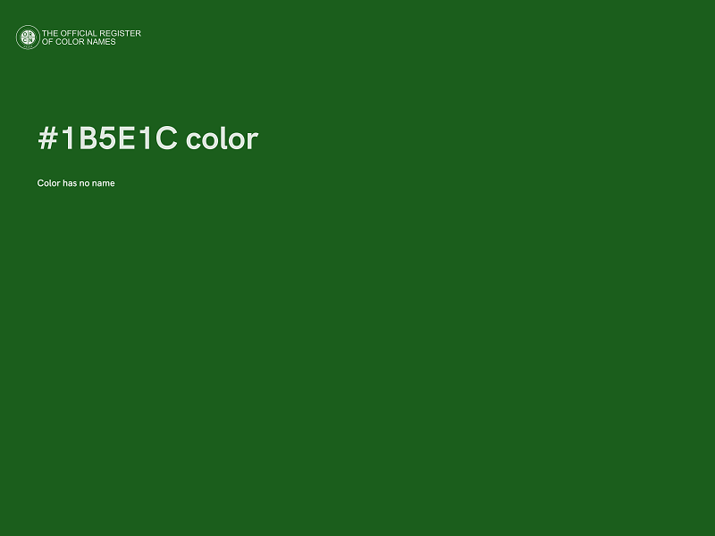 #1B5E1C color image