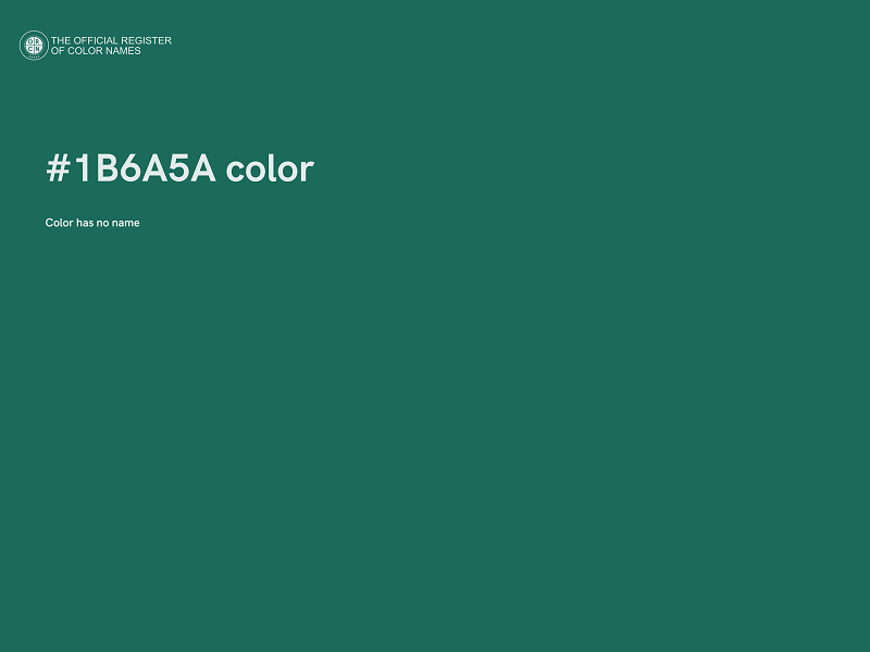 #1B6A5A color image