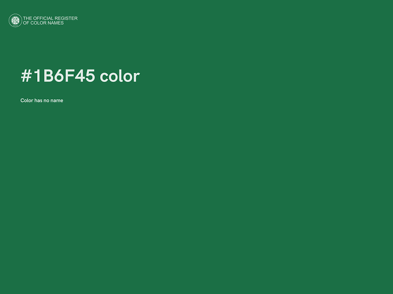 #1B6F45 color image