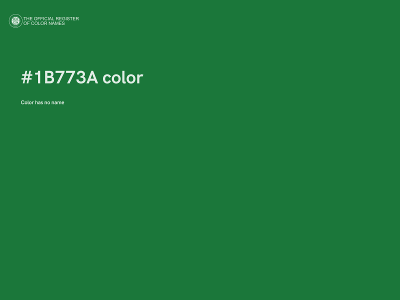 #1B773A color image