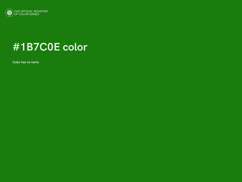 #1B7C0E color image