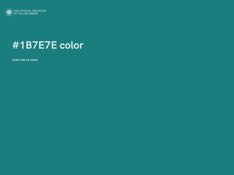 #1B7E7E color image