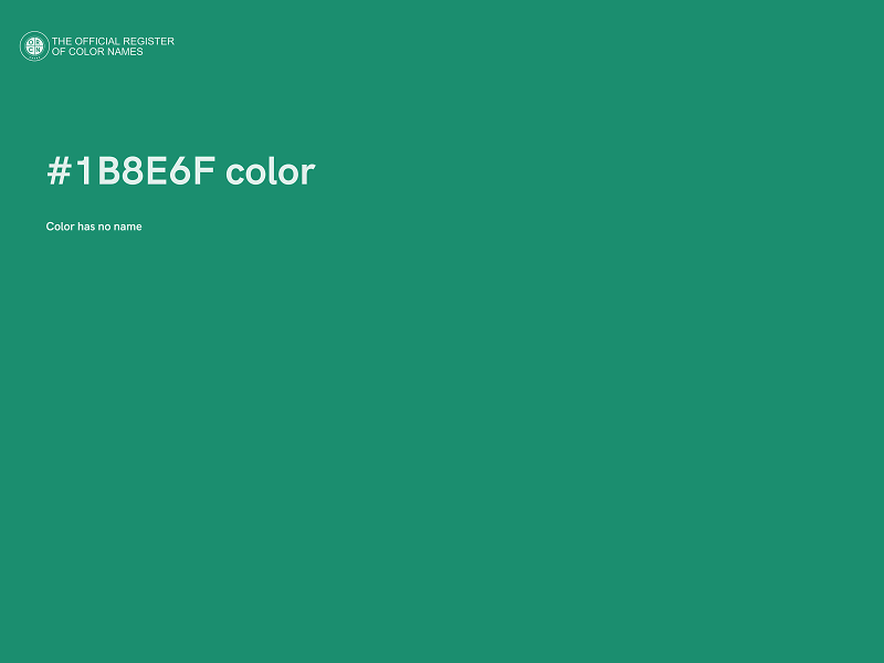 #1B8E6F color image