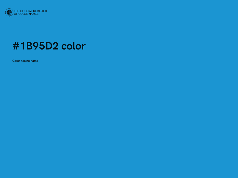 #1B95D2 color image