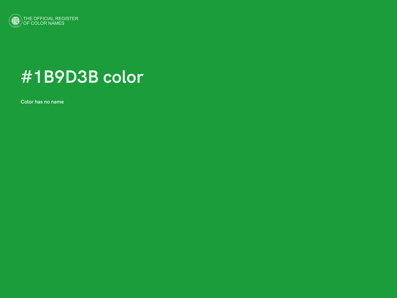 #1B9D3B color image