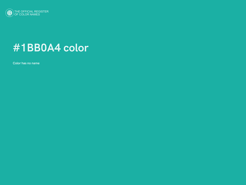 #1BB0A4 color image