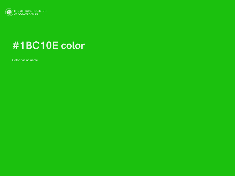 #1BC10E color image