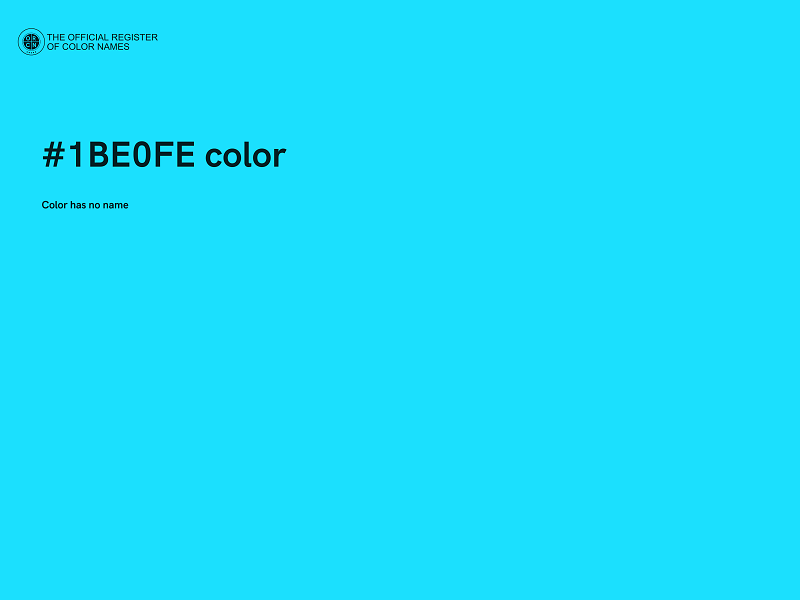 #1BE0FE color image