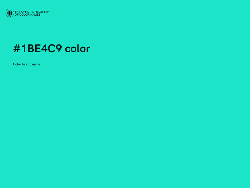 #1BE4C9 color image