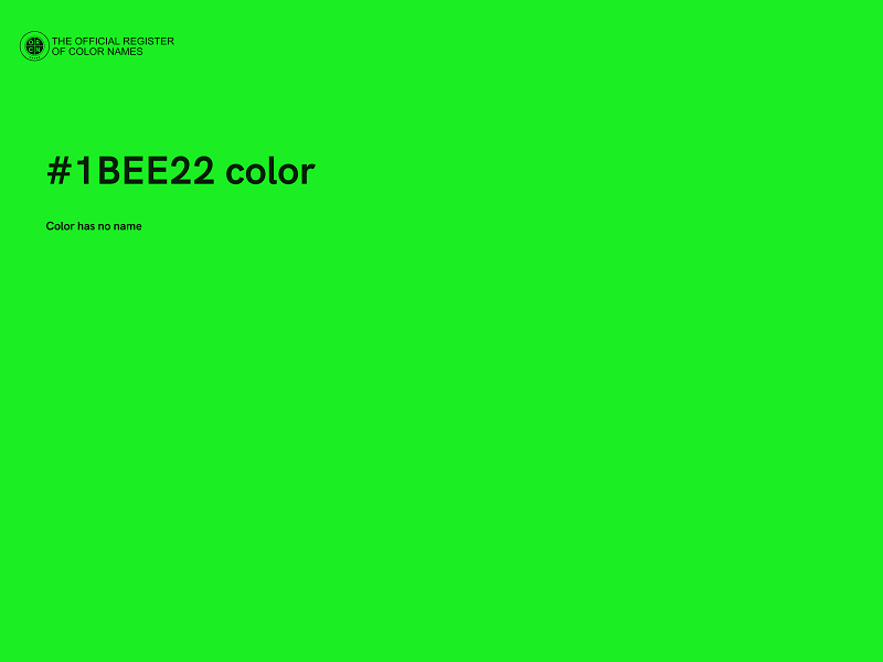 #1BEE22 color image