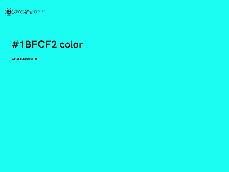 #1BFCF2 color image